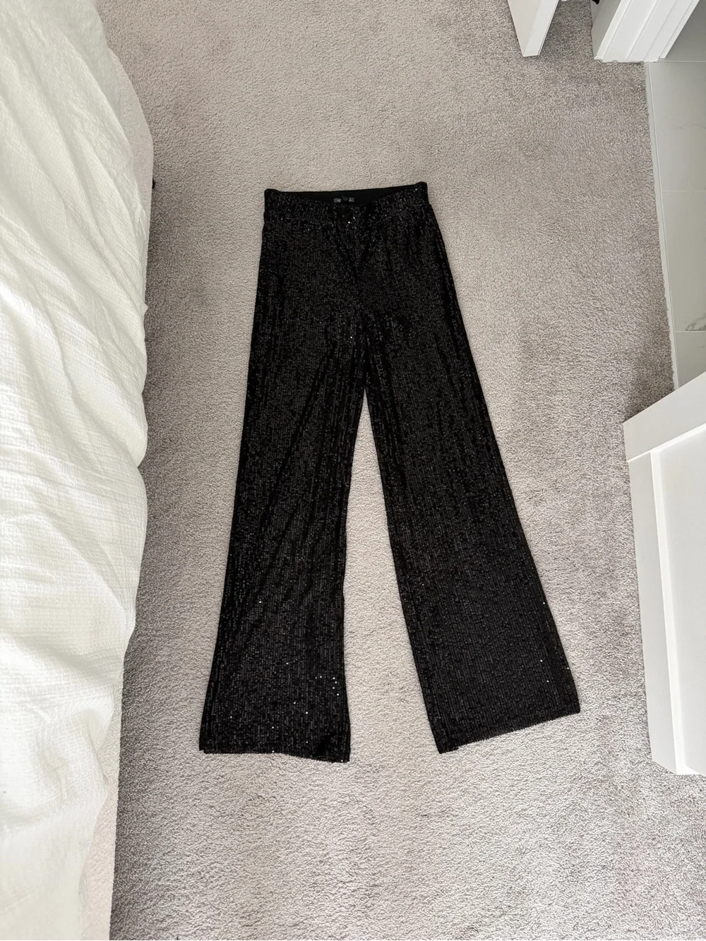 Wild Fable Black Sequin Wide-Leg Pants - Picture 2 of 4